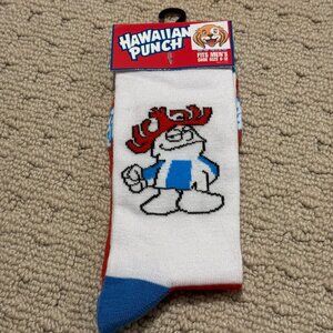 New Hawaiian Punch Novelty Crew Socks Size 6-12/13 - Men's/Women's -